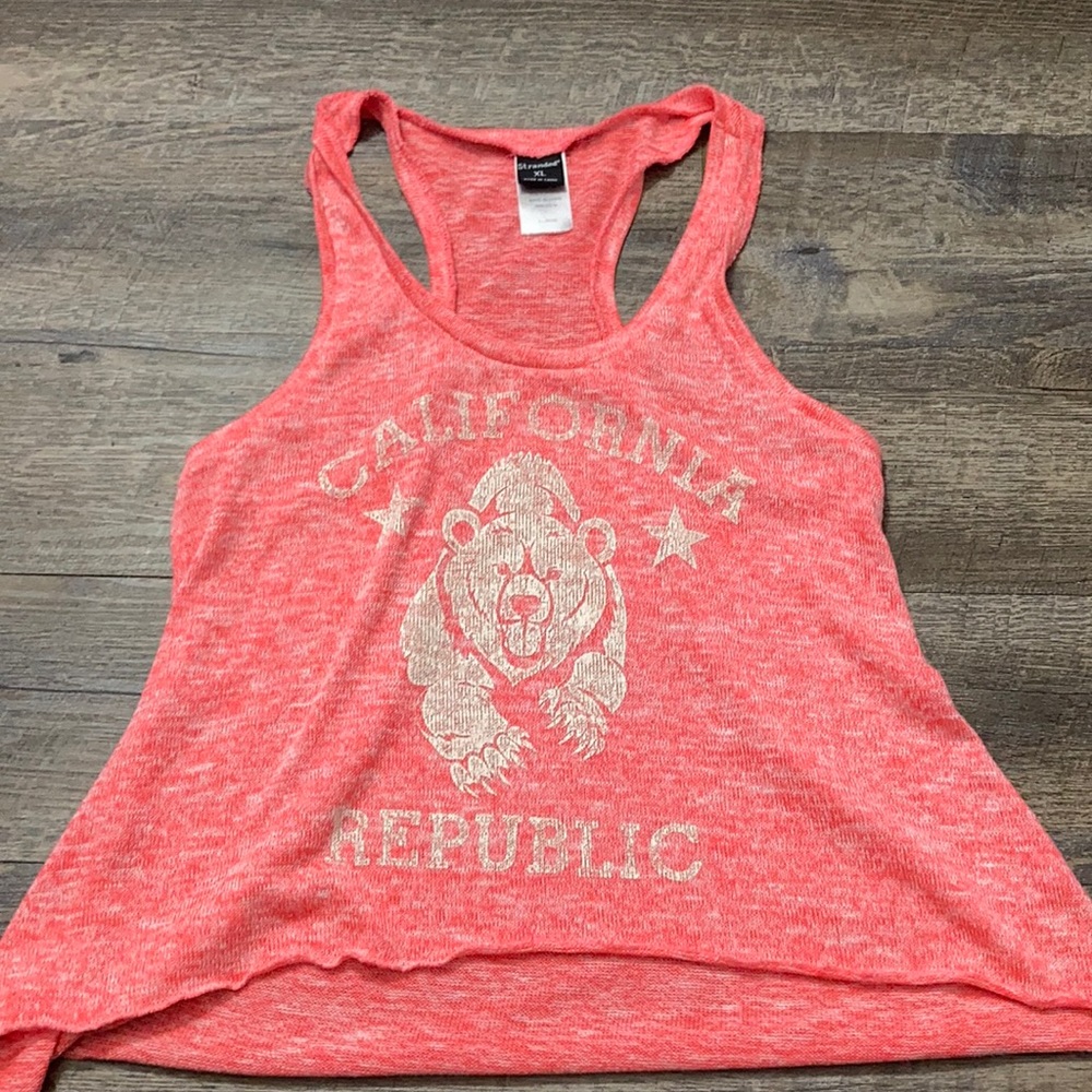 Pink tank top